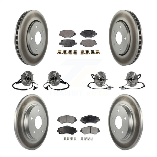 [Avant + Arrière] Kit d'ensemble roulement de roue et moyeu pour Dodge Grand Caravan Chrysler Town & Country Ram C/V Volkswagen Routan KBB-116837 par Transit Auto