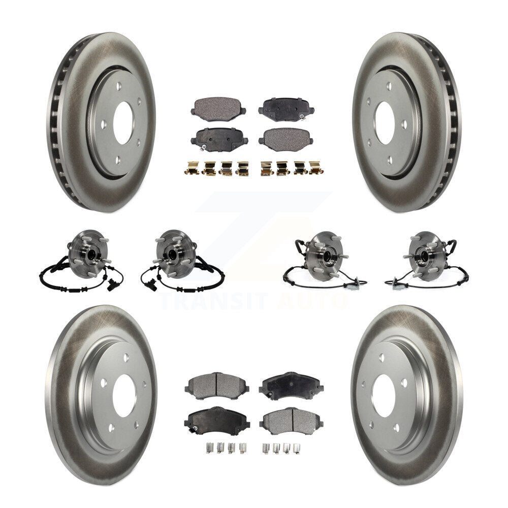 [Avant + Arrière] Kit d'ensemble roulement de roue et moyeu pour Dodge Grand Caravan Chrysler Town & Country Ram C/V Volkswagen Routan KBB-116837