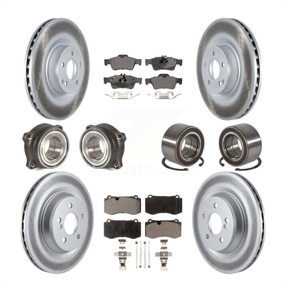 [Avant + Arrière] Kit de Roulement de roue pour Mercedes-Benz S550 CL550 S350 KBB-116858 par Transit Auto