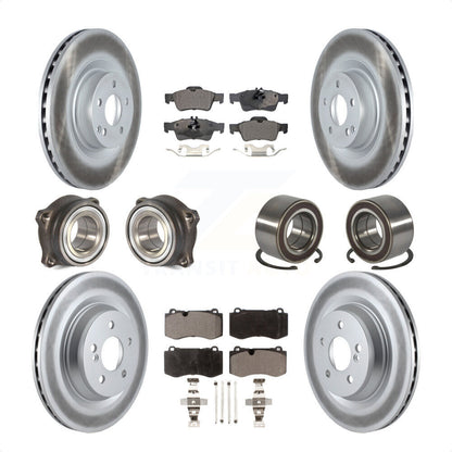 [Avant + Arrière] Kit de Roulement de roue pour Mercedes-Benz S550 CL550 S350 KBB-116858 par Transit Auto