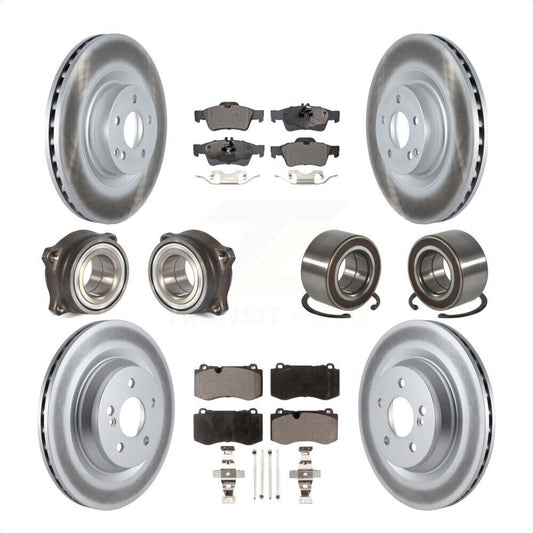 [Avant + Arrière] Kit de Roulement de roue pour Mercedes-Benz S550 CL550 S350 KBB-116858 par Transit Auto