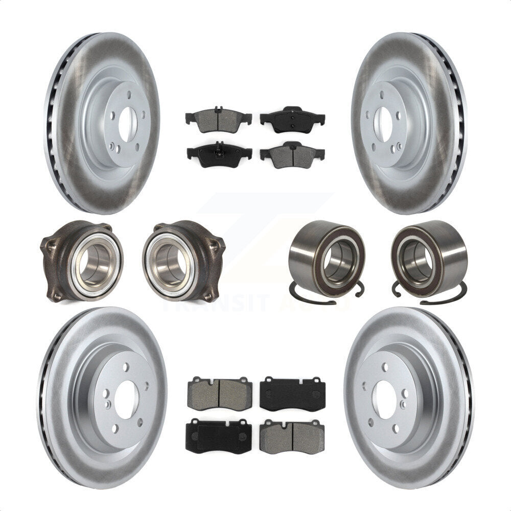[Avant + Arrière] Kit de Roulement de roue pour Mercedes-Benz S550 CL550 S350 KBB-116863 par Transit Auto