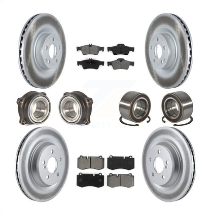 [Avant + Arrière] Kit de Roulement de roue pour Mercedes-Benz S550 CL550 S350 KBB-116863 par Transit Auto