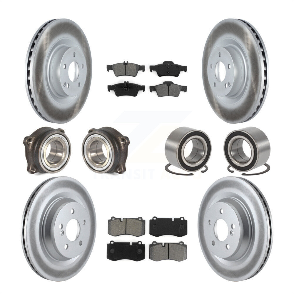 [Avant + Arrière] Kit de Roulement de roue pour 2009 Mercedes-Benz S450 sans Sport Package KBB-116864 par Transit Auto
