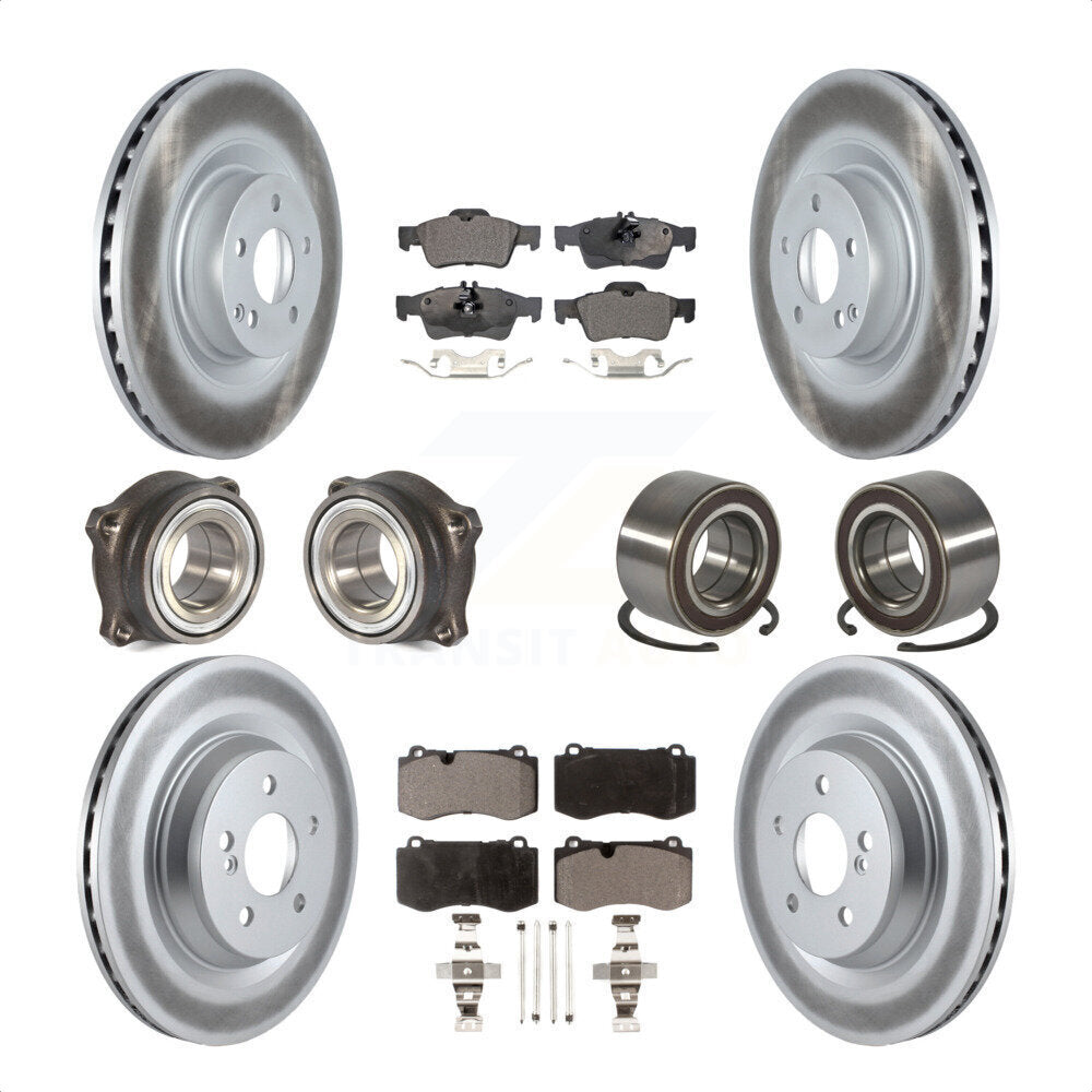 [Avant + Arrière] Kit de Roulement de roue pour Mercedes-Benz S550 CL550 S350 KBB-116869 par Transit Auto
