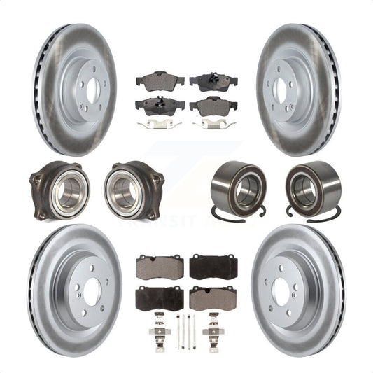 [Avant + Arrière] Kit de Roulement de roue pour Mercedes-Benz S550 CL550 S350 KBB-116869 par Transit Auto