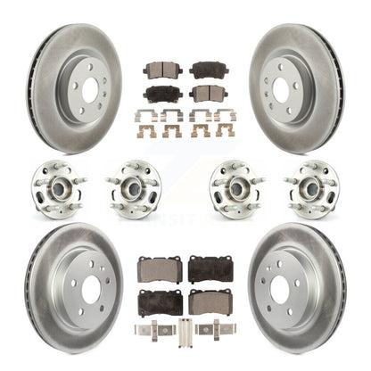 [Avant + Arrière] Kit d'ensemble roulement de roue et moyeu pour Cadillac XTS sans Heavy Duty Brakes KBB-116873