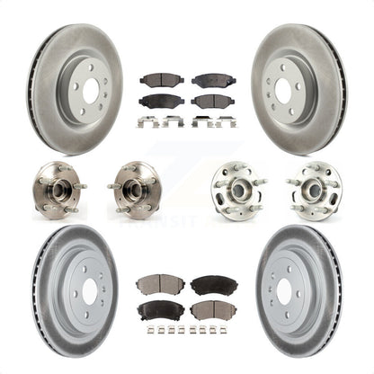 [Avant + Arrière] Kit d'ensemble roulement de roue et moyeu pour Cadillac CTS avec Heavy Duty Brakes KBB-116876 par Transit Auto