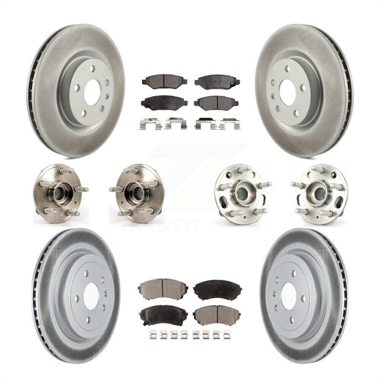 [Avant + Arrière] Kit d'ensemble roulement de roue et moyeu pour Cadillac CTS avec Heavy Duty Brakes KBB-116876 par Transit Auto