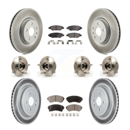 [Avant + Arrière] Kit d'ensemble roulement de roue et moyeu pour Cadillac CTS avec Heavy Duty Brakes KBB-116877 par Transit Auto