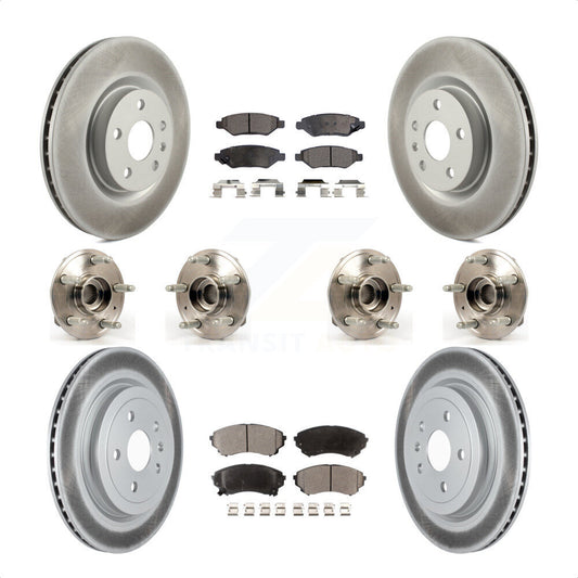 [Avant + Arrière] Kit d'ensemble roulement de roue et moyeu pour Cadillac CTS avec Heavy Duty Brakes KBB-116877 par Transit Auto