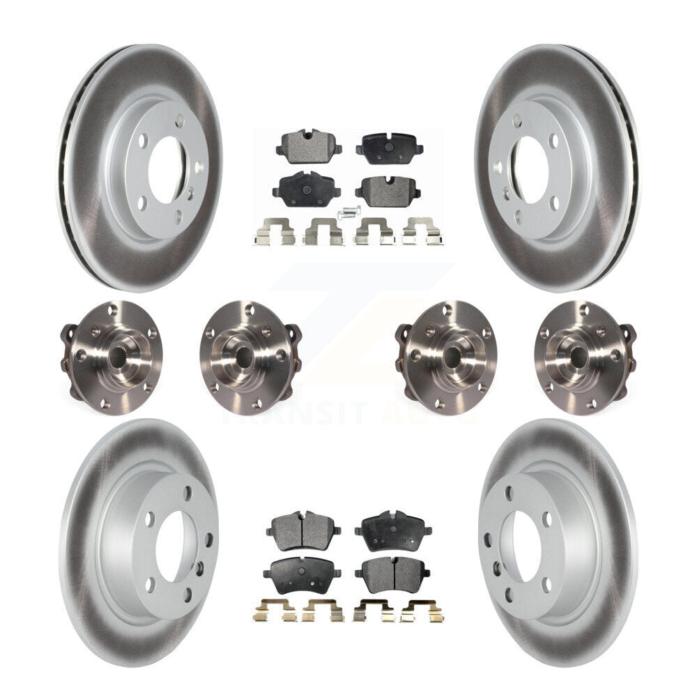 [Avant + Arrière] Kit d'ensemble roulement de roue et moyeu pour 2011 Mini Cooper Countryman AWD avec 294mm Diameter Rotor KBB-116890