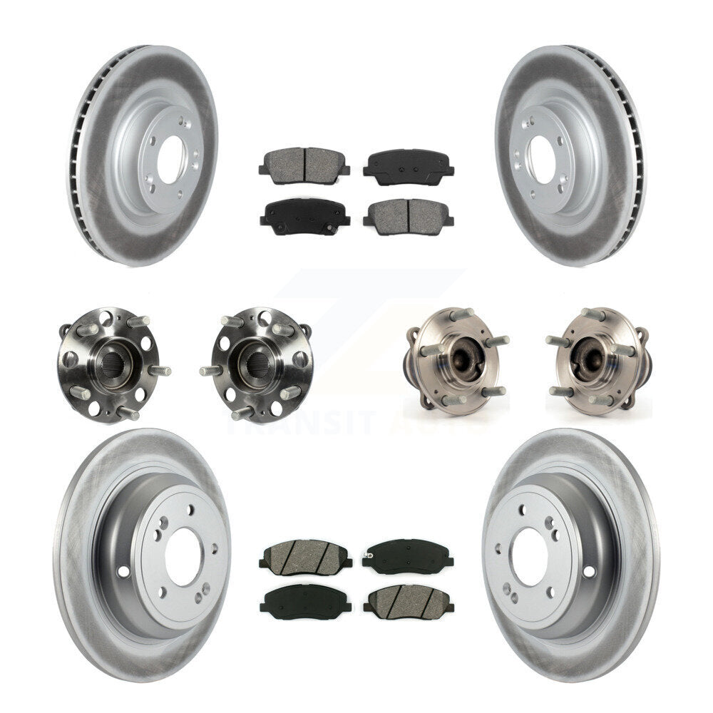 [Avant + Arrière] Kit d'ensemble roulement de roue et moyeu pour Hyundai Genesis 3.8L KBB-116907