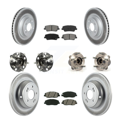 [Avant + Arrière] Kit d'ensemble roulement de roue et moyeu pour Hyundai Genesis 3.8L KBB-116907
