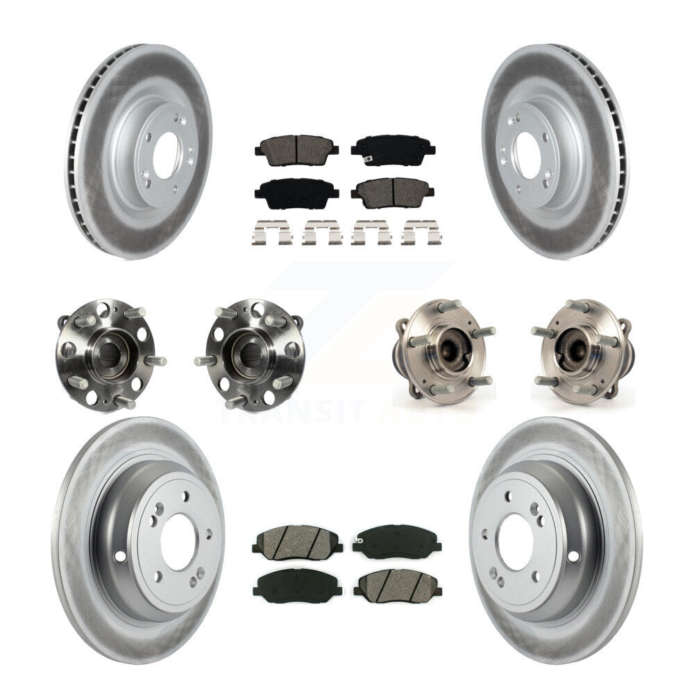 [Avant + Arrière] Kit d'ensemble roulement de roue et moyeu pour Hyundai Genesis 3.8L KBB-116908