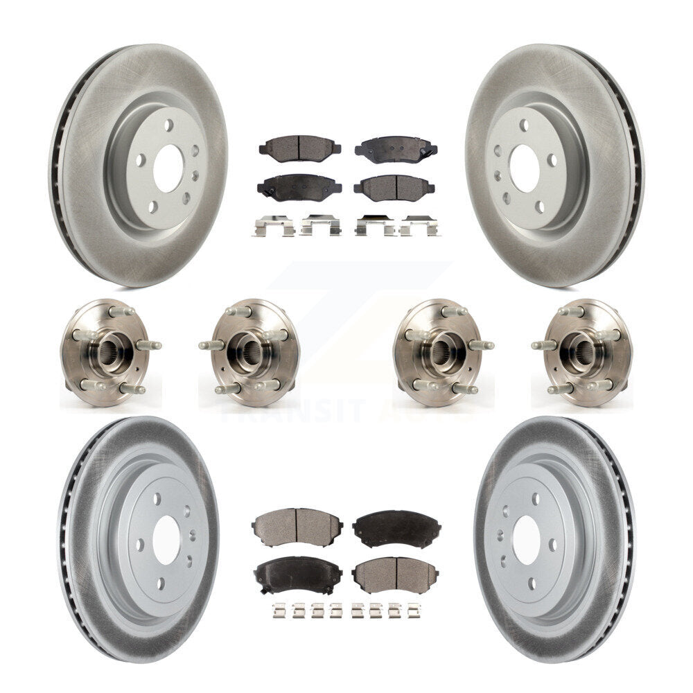 [Avant + Arrière] Kit d'ensemble roulement de roue et moyeu pour Cadillac CTS avec Heavy Duty Brakes KBB-116920
