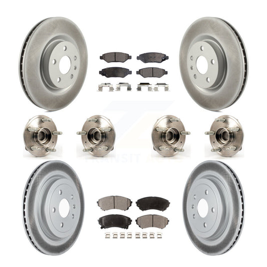 [Avant + Arrière] Kit d'ensemble roulement de roue et moyeu pour Cadillac CTS avec Heavy Duty Brakes KBB-116920