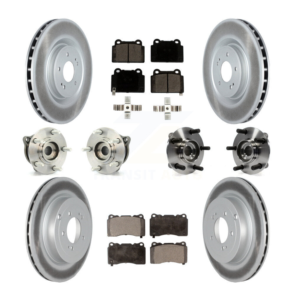 [Avant + Arrière] Kit d'ensemble roulement de roue et moyeu pour Mitsubishi Lancer KBB-116932