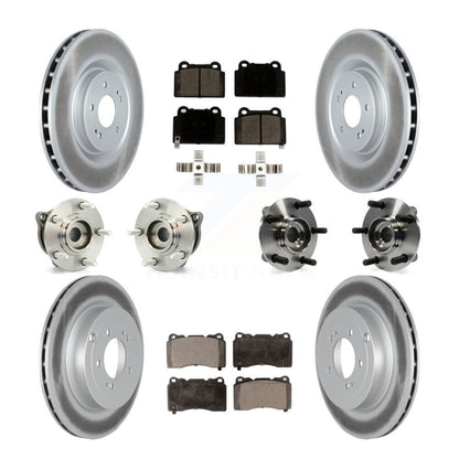 [Avant + Arrière] Kit d'ensemble roulement de roue et moyeu pour Mitsubishi Lancer KBB-116932