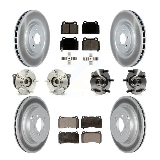 [Avant + Arrière] Kit d'ensemble roulement de roue et moyeu pour Mitsubishi Lancer KBB-116932