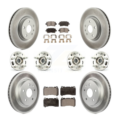[Avant + Arrière] Kit d'ensemble roulement de roue et moyeu pour Cadillac XTS sans Heavy Duty Brakes KBB-116933