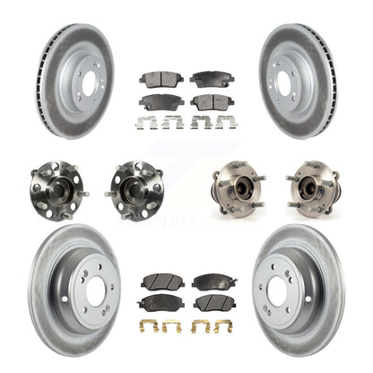[Avant + Arrière] Kit d'ensemble roulement de roue et moyeu pour Hyundai Genesis 3.8L KBB-116934