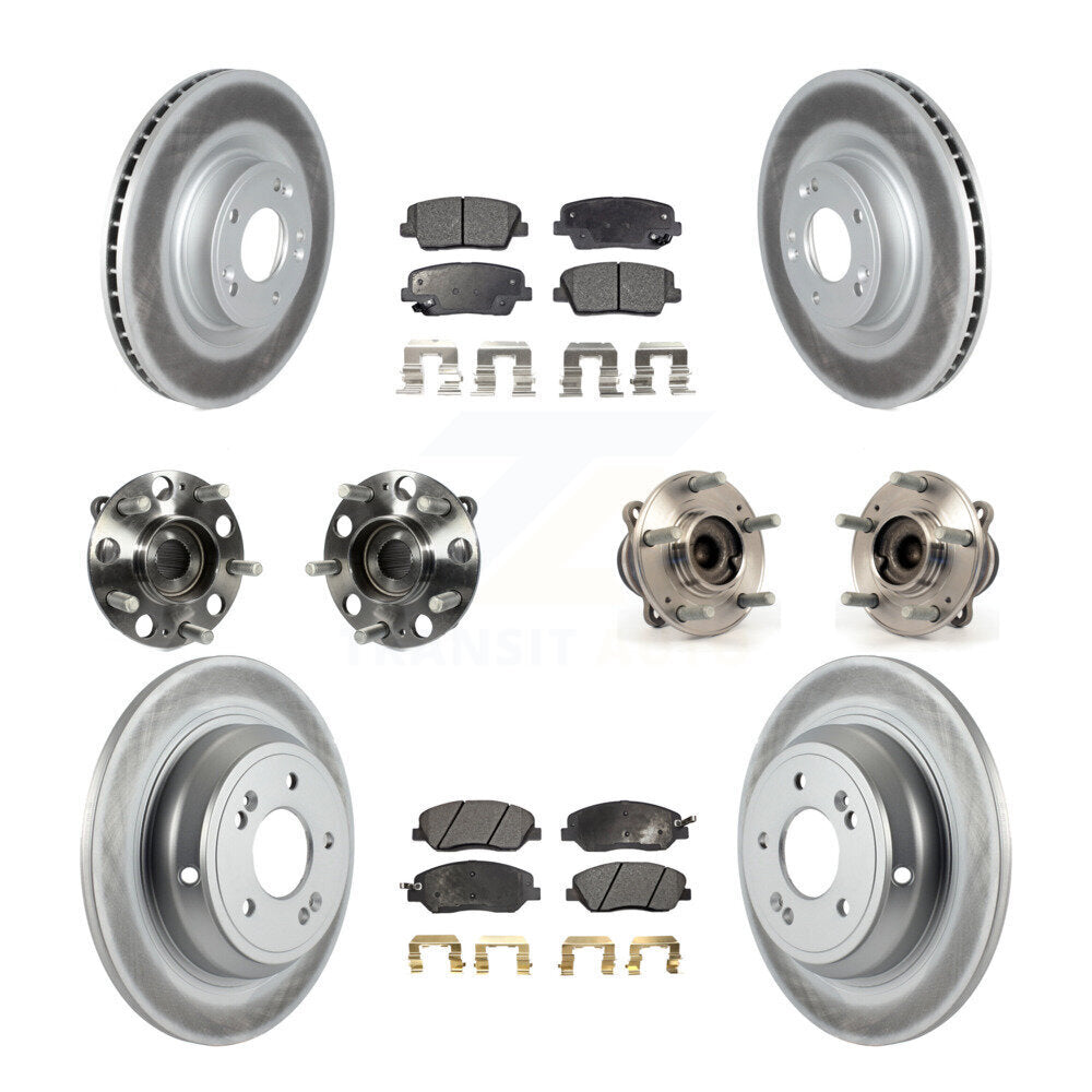 [Avant + Arrière] Kit d'ensemble roulement de roue et moyeu pour Hyundai Genesis 3.8L KBB-116935