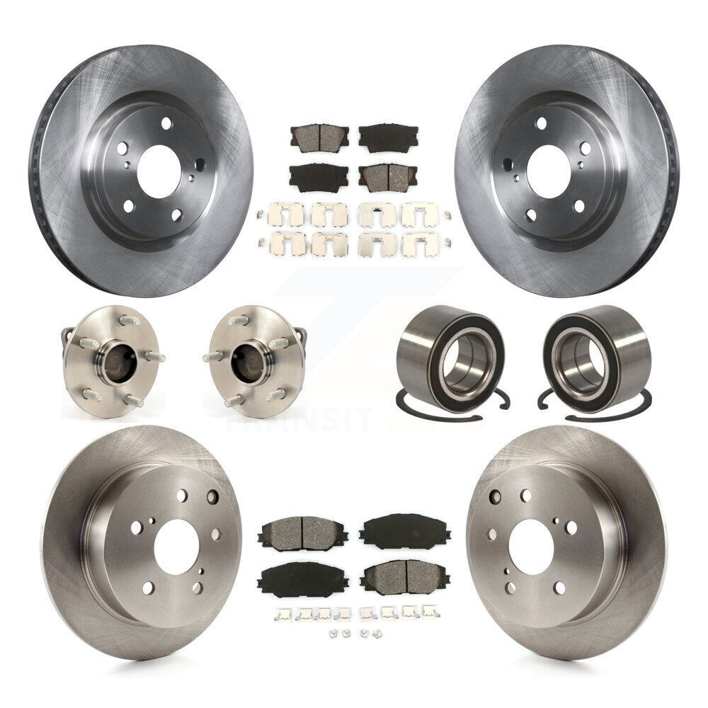 [Avant + Arrière] Kit de Roulement de roue pour 2009 Pontiac Vibe GT avec FWD 2.4L avec Sport Suspension KBB-116985