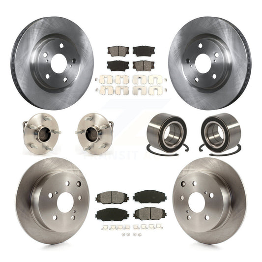 [Avant + Arrière] Kit de Roulement de roue pour 2009 Pontiac Vibe GT avec FWD 2.4L avec Sport Suspension KBB-116985