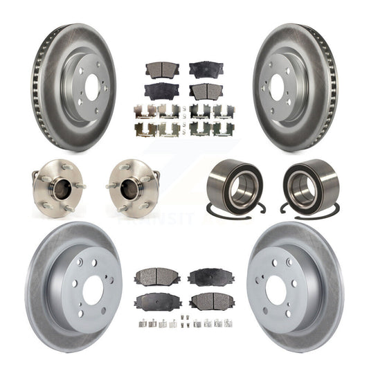 [Avant + Arrière] Kit de Roulement de roue pour 2009 Pontiac Vibe GT avec FWD 2.4L avec Sport Suspension KBB-116987