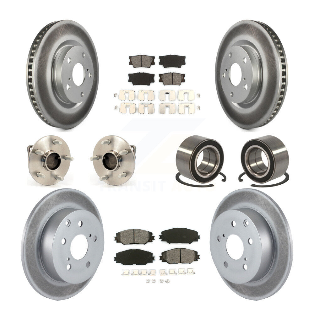 [Avant + Arrière] Kit de Roulement de roue pour 2009 Pontiac Vibe GT avec FWD 2.4L avec Sport Suspension KBB-116988