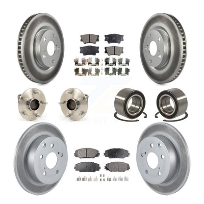 [Avant + Arrière] Kit de Roulement de roue pour 2009 Pontiac Vibe GT avec FWD 2.4L avec Sport Suspension KBB-116989