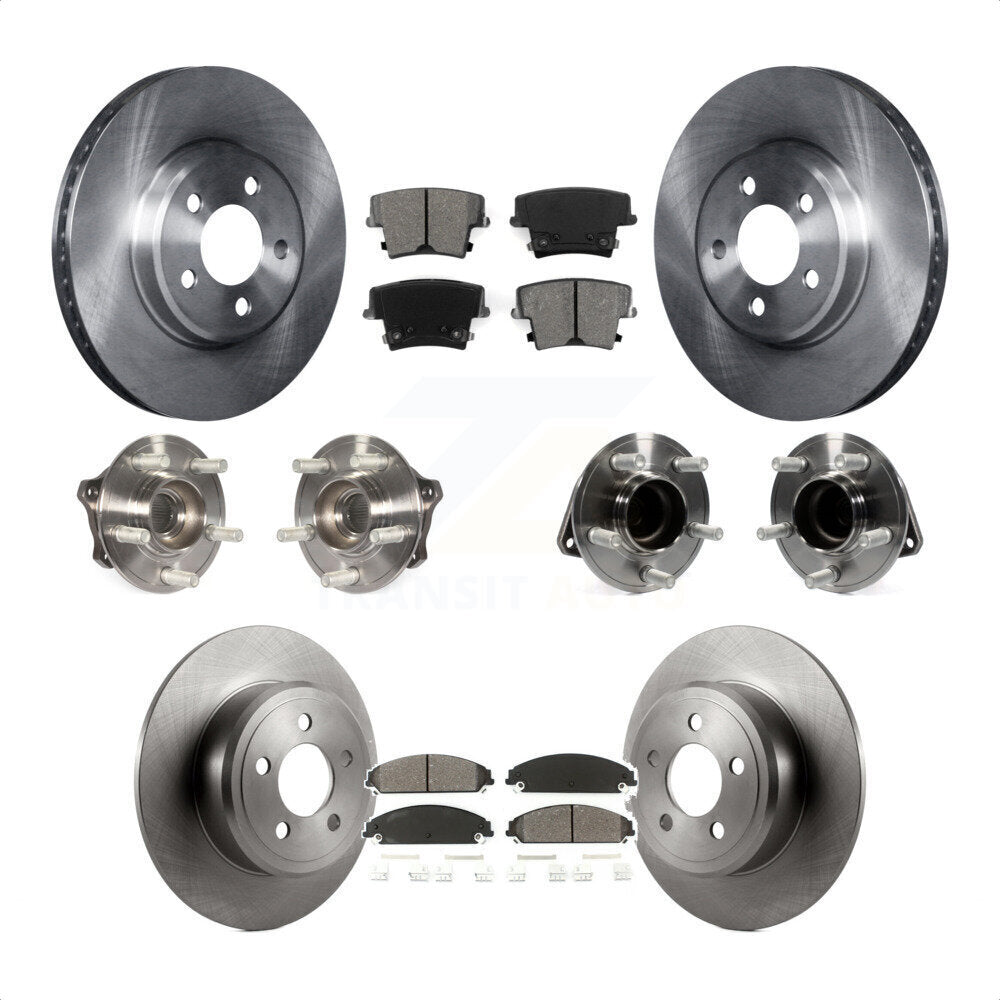 [Avant + Arrière] Kit d'ensemble roulement de roue et moyeu pour 2019-2020 Chrysler 300 RWD avec 5.7L KBB-117003 par Transit Auto