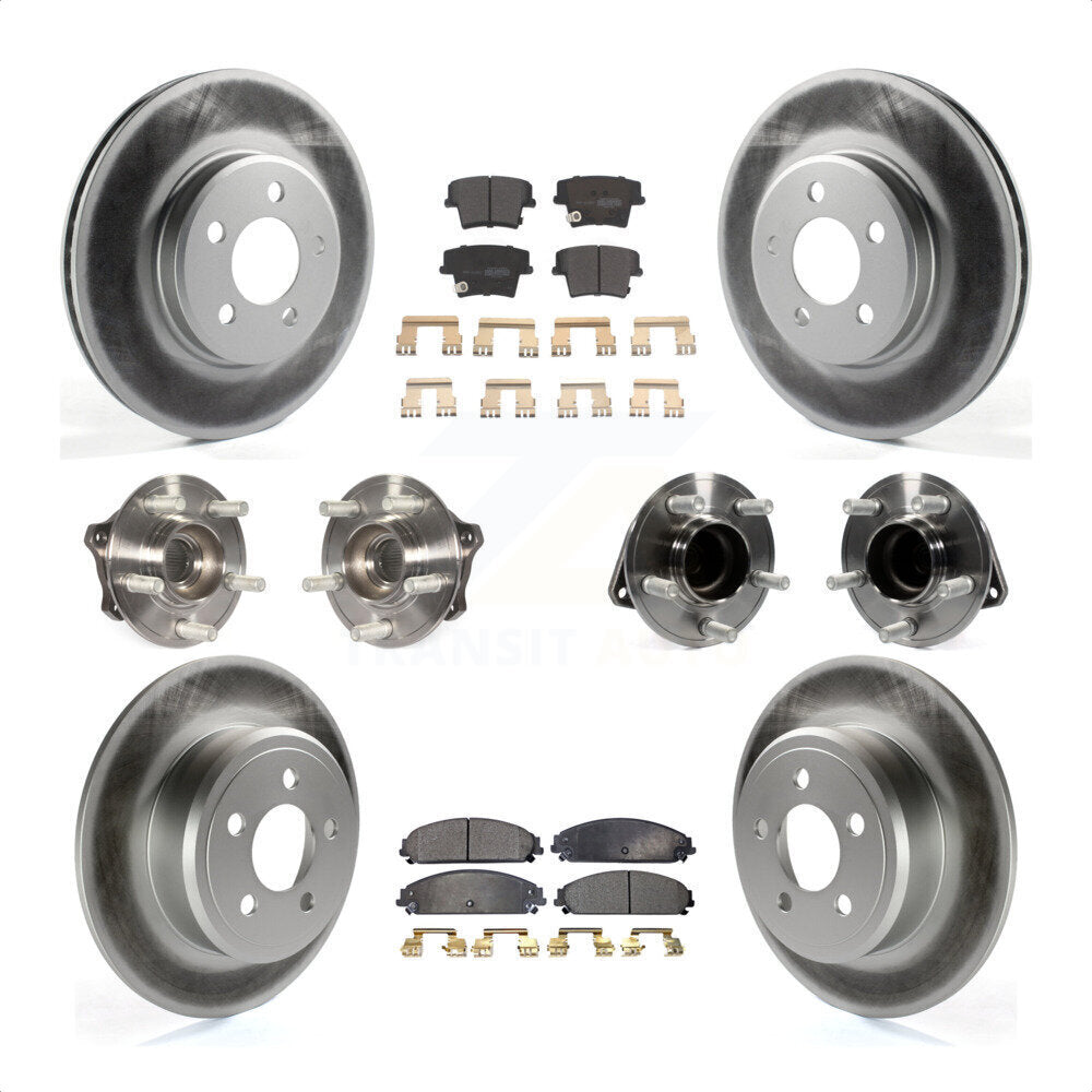 [Avant + Arrière] Kit d'ensemble roulement de roue et moyeu pour 2019-2020 Chrysler 300 RWD avec 5.7L KBB-117013 par Transit Auto