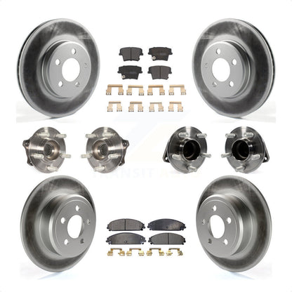 [Avant + Arrière] Kit d'ensemble roulement de roue et moyeu pour 2019-2020 Chrysler 300 RWD avec 5.7L KBB-117013 par Transit Auto