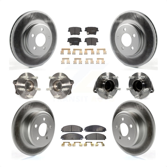 [Avant + Arrière] Kit d'ensemble roulement de roue et moyeu pour 2019-2020 Chrysler 300 RWD avec 5.7L KBB-117013 par Transit Auto