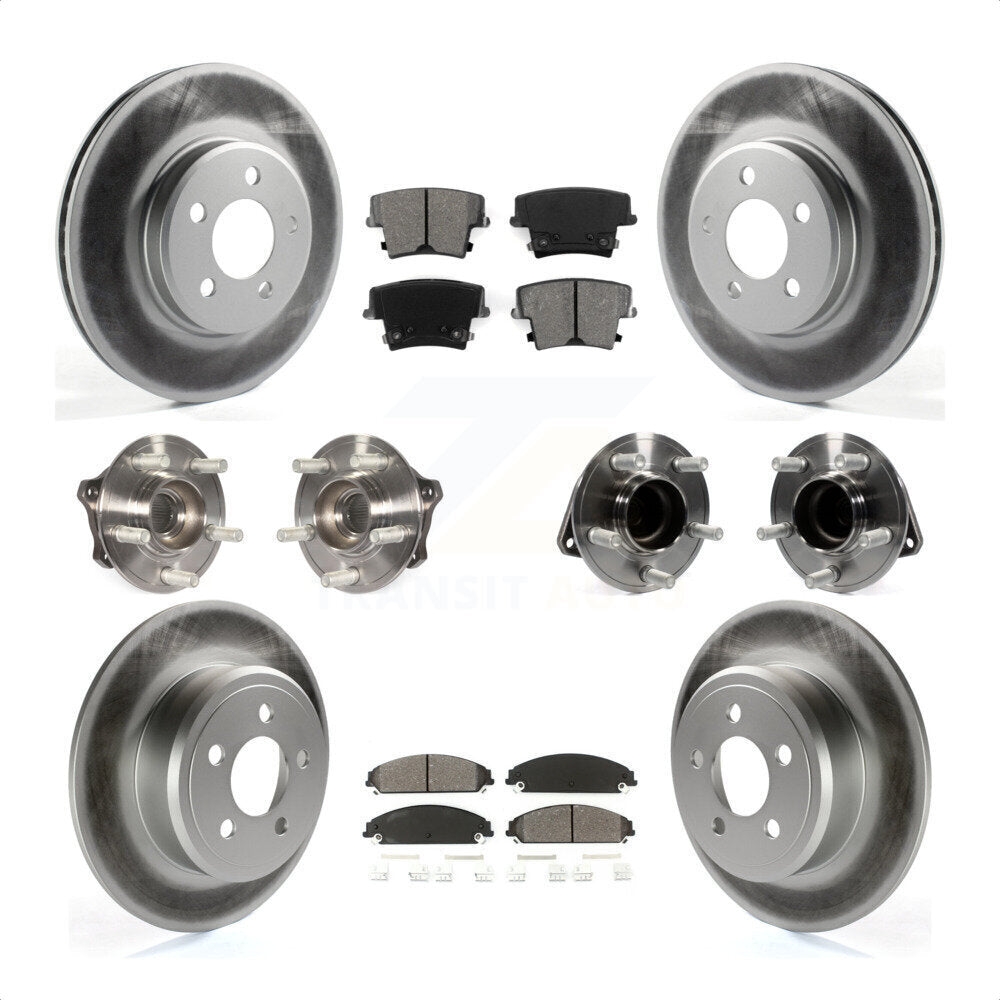 [Avant + Arrière] Kit d'ensemble roulement de roue et moyeu pour 2019-2020 Chrysler 300 RWD avec 5.7L KBB-117018 par Transit Auto