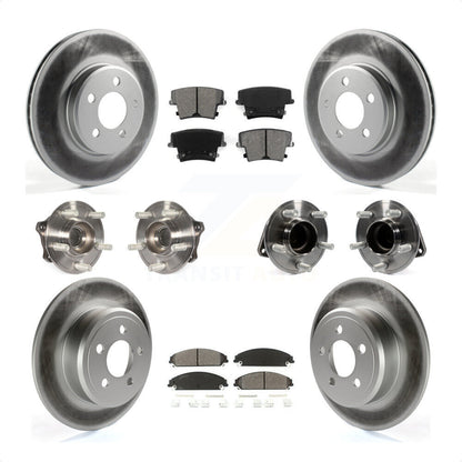 [Avant + Arrière] Kit d'ensemble roulement de roue et moyeu pour 2019-2020 Chrysler 300 RWD avec 5.7L KBB-117018 par Transit Auto