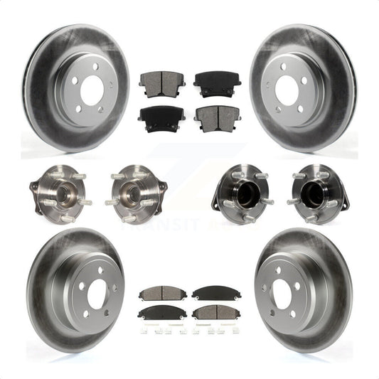 [Avant + Arrière] Kit d'ensemble roulement de roue et moyeu pour 2019-2020 Chrysler 300 RWD avec 5.7L KBB-117018 par Transit Auto