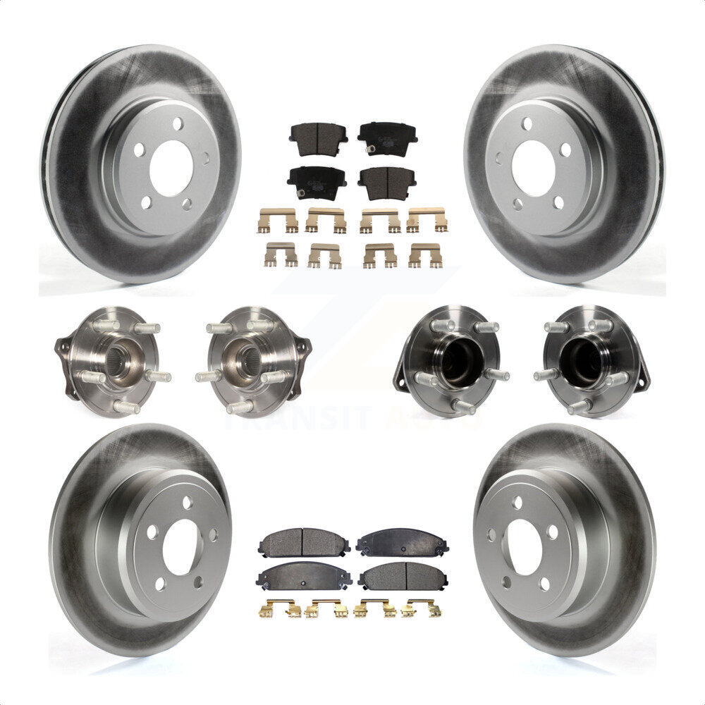 [Avant + Arrière] Kit d'ensemble roulement de roue et moyeu pour 2019-2020 Chrysler 300 RWD avec 5.7L KBB-117023 par Transit Auto