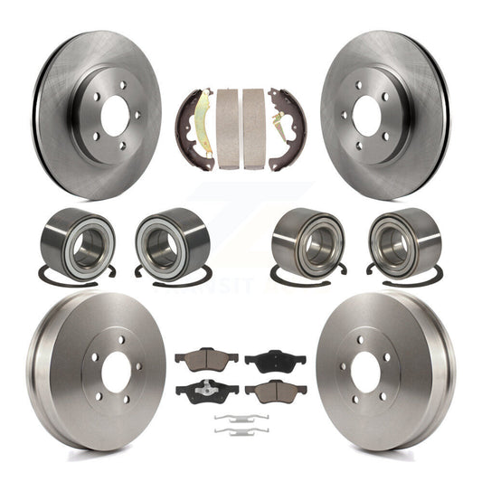 [Avant + Arrière] Kit de Roulement de roue pour Ford Escape Mercury Mariner Mazda Tribute KBB-117048