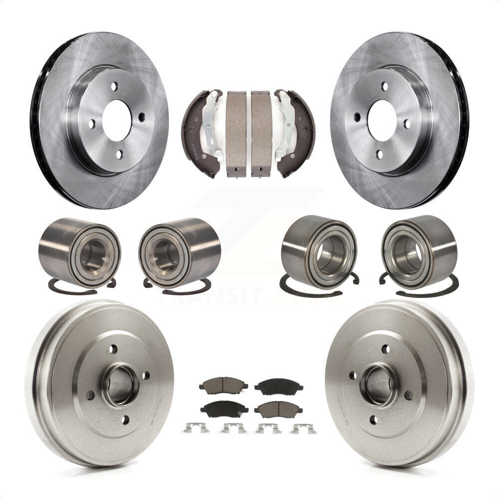 [Avant + Arrière] Kit de Roulement de roue pour Nissan Versa Note Micra KBB-117049 par Transit Auto