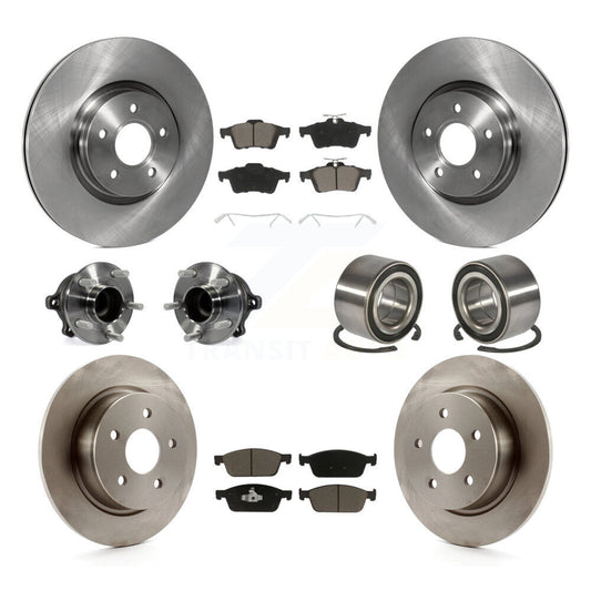 [Avant + Arrière] Kit de Roulement de roue pour 2013-2016 Ford Escape FWD avec 2.0L sans Parking Assist KBB-117056