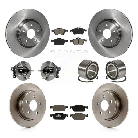 [Avant + Arrière] Kit de Roulement de roue pour 2013-2016 Ford Escape AWD avec 2.0L 1.6L KBB-117058