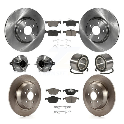 [Avant + Arrière] Kit de Roulement de roue pour 2017-2019 Ford Escape FWD avec 2.5L 1.5L sans Parking Assist KBB-117059