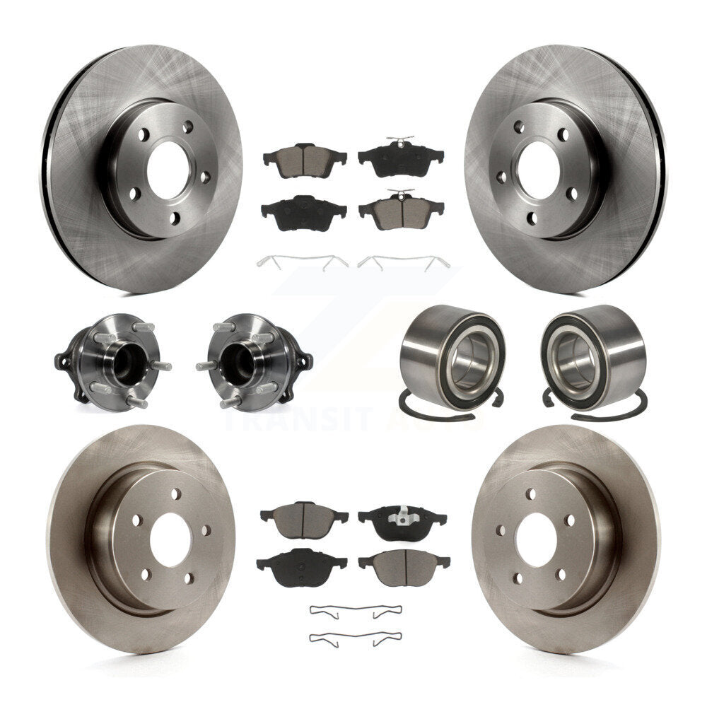 [Avant + Arrière] Kit de Roulement de roue pour Ford C-Max sans Parking Assist KBB-117060