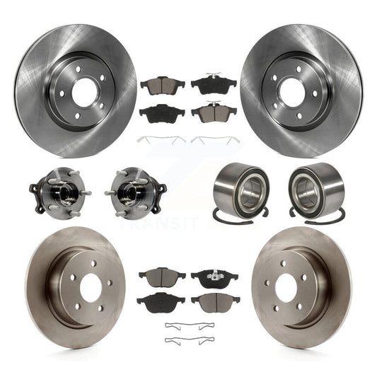 [Avant + Arrière] Kit de Roulement de roue pour 2015-2016 Ford Escape AWD avec 2.5L KBB-117061