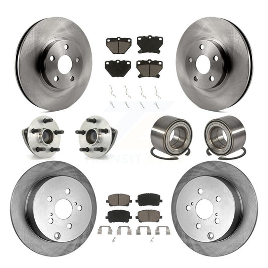 [Avant + Arrière] Kit de Roulement de roue pour Toyota Matrix Pontiac Vibe FWD avec Non-ABS KBB-117062