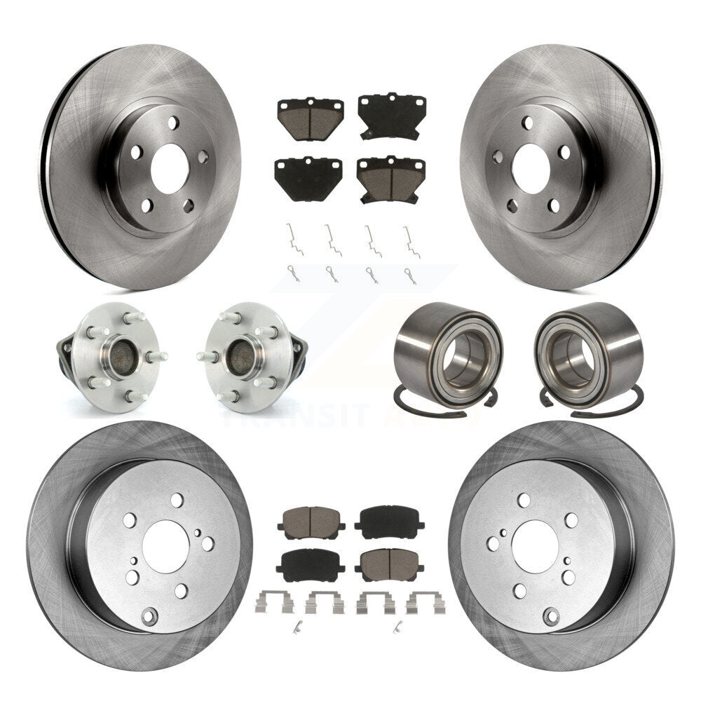 [Avant + Arrière] Kit de Roulement de roue pour Toyota Corolla Matrix Pontiac Vibe KBB-117063