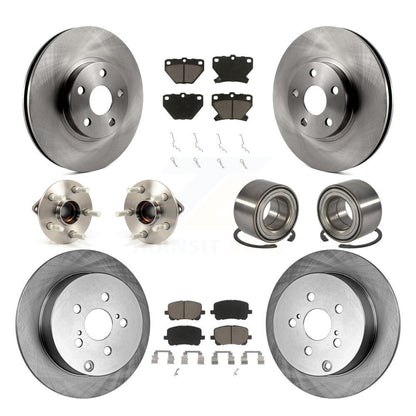 [Avant + Arrière] Kit de Roulement de roue pour 2003-2006 Toyota Matrix Pontiac Vibe AWD KBB-117064